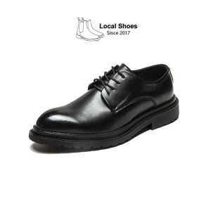 Giày Tây Nam Công Sở Cao Cấp Cổ Thấp Chunky Derby Nam Da Bò Nappa