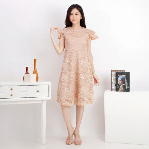 (REALPICT) Dress Pesta Kondangan ERIKA brukat bridesmaid