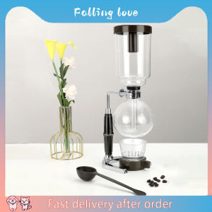 Japanese Style Siphon Coffee Maker Tea Siphon Pot Vacuum Coffeemaker Glass Type Coffee Machine Filte Mugs
