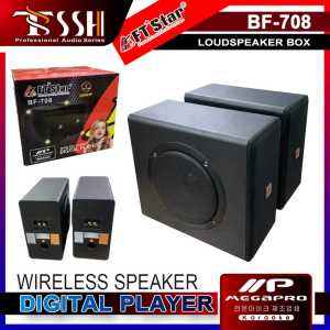 New Recommended FT Star 2 in 1 Set 8 inch 1800watts Speaker Woofer 2-Way Karaoke Speaker System Pair (Black) BF-708