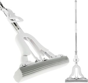 Goldstar Mop With Spinner Mop Wet And Dry & Bucket Magic Spin Tornado Mop 360 Easy Rotating Map Floor Cleaning Flat Mop