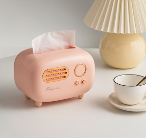 Tempat Tisu Kotak Tissue Vintage Retro Radio Shape Tissue Box