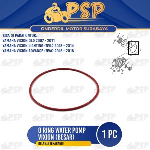 Oring Water Pomp Vixion (Besar) - O Ring Karet Seal Gasket Tutup Waterpump Yamaha Vixion New NVA NVL