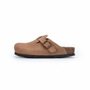 Free Shipping 2026 New Half-Closed Summer Cork Shoes Breathable And Comfortable With Leather Insoles Versatile Slip-On Sandals