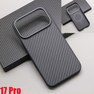Kevlar Carbon Fiber Magnetic Case for iPhone 17 Pro Max / 17 Pro / 17 Air / 17 TPU Soft Frame Aramid Fiber Magnetic Cover2026