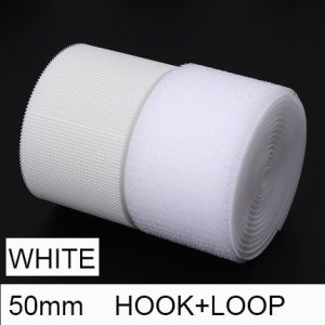 1 Meter/Pair Sew On Strong Hook and Loop Tape Nylon Fabric Fastener Tapes Non-Adhesive Back  For DIY Supplies Sewing Accessories