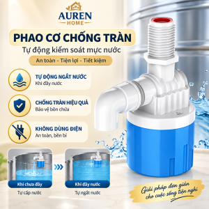 Phao Cơ Chống Tràn Phi 21 Tự Động Ngắt Nước Khi Đầy Van Phao Cấp Nước Bồn Bể Chống Tràn Hiệu Quả