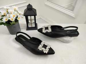 Simoncelli Sandal Wanita Flat Tali Belakang Sandal Kerja Kuliah Kondangan ELegant Import A3622-30