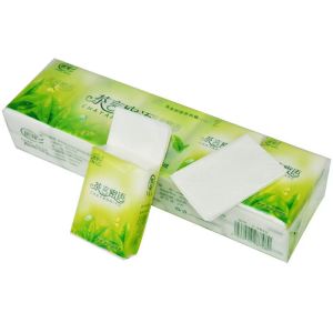 10packs tissue pocket size small 10pulls Wheat The Handkerchief Paper Wood Pulp Small Paper Tissue Bag