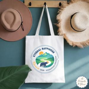 Eternal Happiness Convention Tote Bag 2026 Pack JW International Convention Souvenir Gift Delegate Group Tote Bags Canvas Gift Set