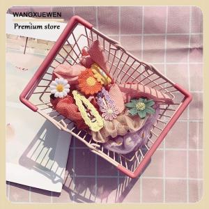 [COD] Mini lưu trữ giỏ Máy tính để bàn hoàn thiện mỹ phẩm lưu trữ đồ trang sức cho cô gái ký túc xá Máy tính để bàn tổ chức container giỏ