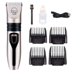 Professional Rechargeable Pet Cat Dog Hair Trimmer Grooming Kit Electrical Clipper Shaver Set Haircut Machine