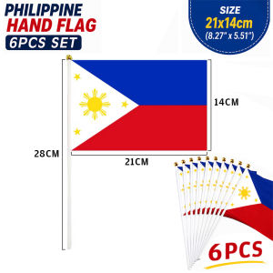 Philippine Flag with Stick Philippine Flaglet for Philippine Independence Day and National Day