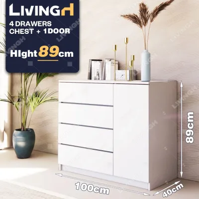 LIVING 6 Tiers Chest of drawers 2 in 1 chest of drawers Wooden chest of drawers