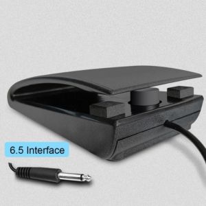 Pedal Electronic Piano Roll Up Piano Synthesizer Pedal Single Foot Switch Electronic Drum MIDI - 3.5mm/6.5mm Interface