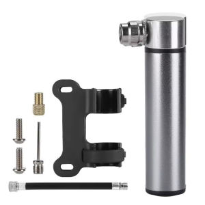 Portable Bike Pump Mini Aluminum Alloy Bicycle Hand Air Pump Tire Filling Pump Efficient Inflation