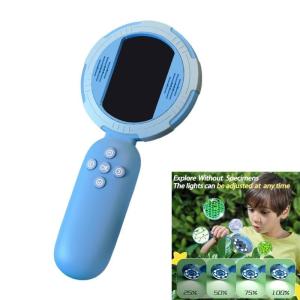 Children Handheld Magnifying Glass Miniature Microscope Small Kids Microscope Small Handheld Microscope Child Friend