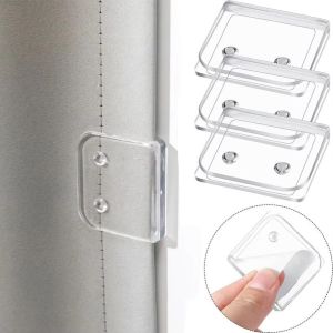 CLARO 2/4/6/8Pcs Non-Punching Curtain Closure Clip Windproof Transparent Curtain Fixing Buckle  Does Not Harm Wall Shower Curtain Clips Window Curtain