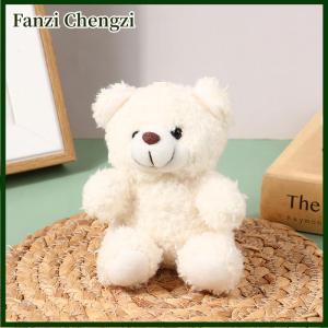 Fanzi 10CM Cute Cartoon Bear Plush Doll Stuffed Bear Dolls Keychain Bags Pendant For Kids Girls Birthday Gifts