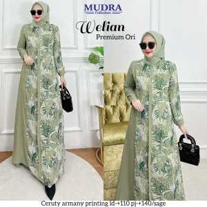 FKS Gamis Busui XL LD 110 Ceruty Armani WELIAN by MUDRA