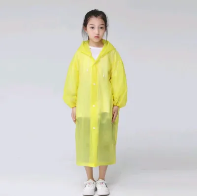 Jas Hujan Tebal Korea Merek EVA Waterproof / Mantel Hujan Korea Warna Unisex - READY STOCK