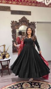 [PRE-ORDER 15 DAYS] READYMADE ANARKALI GOWN WITH DUPATTA (NO PANTS) {ETA:2025-12-31}