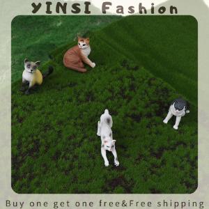 YINSI Simulation moss turf lawn green plants diy artificial garden landscape decor
