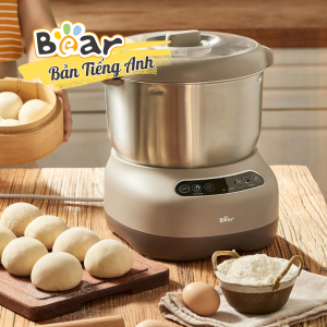 Máy Trộn Bột - Nhồi Bột -  Ủ Bột Tự Động BEAR 7 Lít - Thành Phẩm Bột Ngon - Bản Quốc Tế