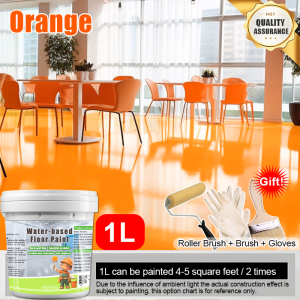 🔥 24 hours delivery 🔥 3 in 1 epoxy floor paint floor paint heavy duty epoxy primer coating for toilet epoxy resin floor paint epoxy floor paint waterproof tile waterproof paint cat lantai simen Fast drying in 2 hours 1000G 地坪漆