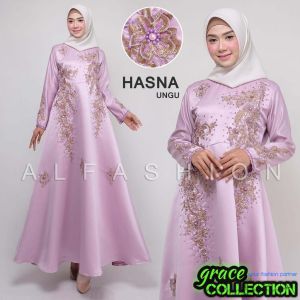GRAC3COLL Dress Asna Gamis Abaya Dress Pesta Model Terkini J1-22