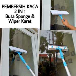 WIPER KACA 2 IN 1 / PEMBERSIH KACA