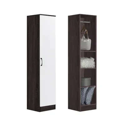 Livingmall BERLIN Series 1/2/3/4/5 Doors Tall Wardrobe with Drawers and Top Cabinet in 6 Colours