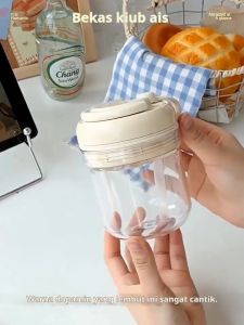 3-in-1 Portable Ice Making Cup With Straw & Handle Food Grade Ice Cube Mold Cup Multifunctional Drink Cup for Travel Outdoor Office Coffee Juice