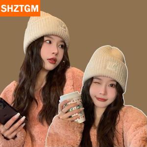 [COD] SHZTGM หมวกสีพื้นหมวกอบอุ่นฤดูใบไม้ร่วงฤดูหนาวสำหรับผู้หญิงหมวกอบอุ่นกลางแจ้งเรียบง่ายหมวกแฟชั่นอเนกประสงค์ทุกวันหมวกลำลองของขวัญ