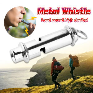 Onisa Metal Whistle High Frequency Loud Alarm Whistle Life-Saving Whistle Pet Rescue Referee Whistle