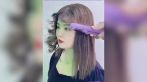 Dual-Purpose Curling Iron 2024 Curling Iron Portable 2-in-1 Curling Wand and Straightener USB Hair Straightener Curling Iron Cordless Portable Travel Curling Wand for All Hair Types (Blue)