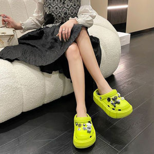 LHMoonlight โคตรดือออ🔥 รองเท้าหัวโต รองเท้าแตะ รองเท้าแตะแฟชั่น แถมตัวการ์ตูนสุดสุดเท่ สาวๆสายลุยๆสตรีทห้ามพลาด บอกเลยคุ้มแน่นอน🎉