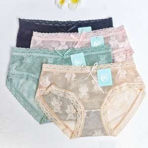 [Mã S21] Quần Lót Nữ Ren Đính Nơ Siêu Thoáng Mềm Mại Kháng Khuẩn 2921 (GIAO MÀU NGẪU NHIÊN)