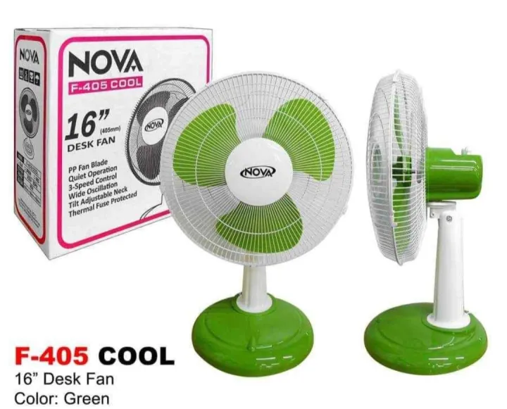 NOVA 16 COOL F-405 DESK FAN Lazada Lazada PH