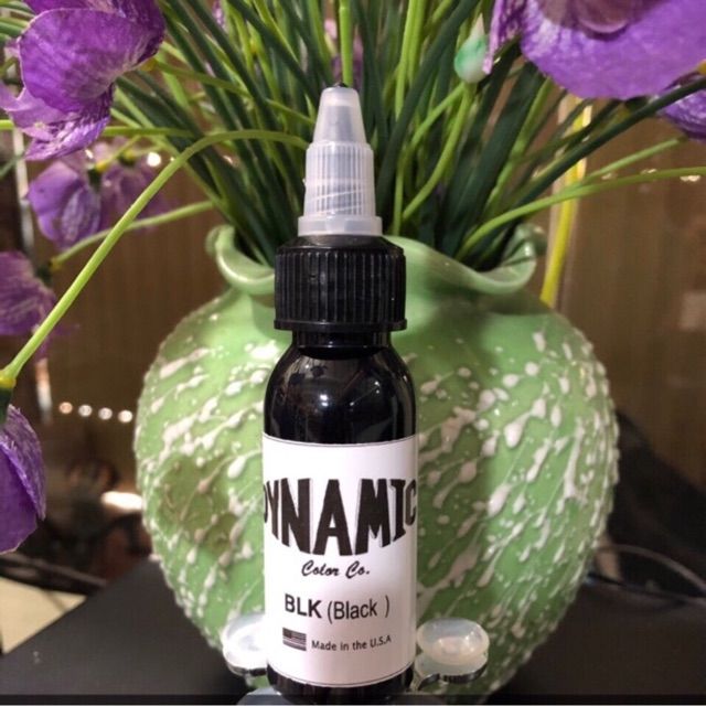 Mực xăm đen Dynamic BLK 30ml / 1oz chai chiết