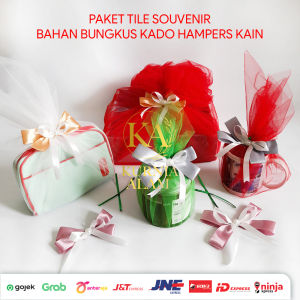 Tile Souvenir Bahan Bungkus Kado Hampers Kain