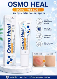 Gel Bôi Ngoài Da Osmo Heal 30G | Gel Làm Dịu Da Bỏng Nhẹ Trầy Xước Kích Ứng Dưỡng Ẩm Thẩm Thấu Nhanh