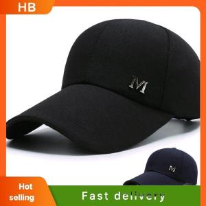 HB Men Women Baseball Cap Summer Cotton Hat Snapback Hip-Hop Cap Adult Sport Sun Hat Casual Long Brim Sunscreen Golf Cap