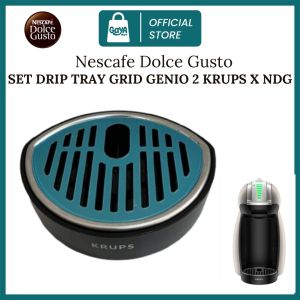 Set Drip Tray Grid Mesin Genio 2 Krups/Tatakan Gelas Mesin Kopi Krups X NDG Original Accesories