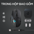Chuột game không dây Lightspeed Logitech G502 - RGB Lightsync, 11 nút lập trình, điều chỉnh trọng lượng, con lăn Hyperfast, PC. 