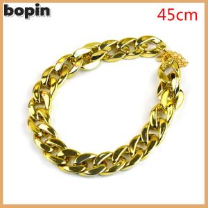 Bopin 1ชิ้นสร้อยคอทองสำหรับสุนัขแมวและแมวอุปกรณ์เสริมสำหรับสัตว์เลี้ยง