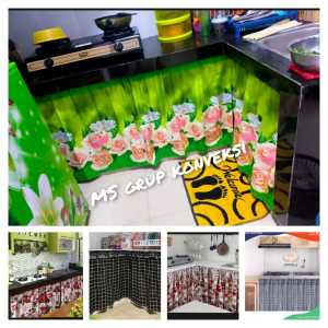 Gorden Kolong Dapur Terbaru & Hordeng Kompor