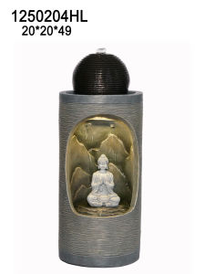 Thác nước phong thủy decor trang trí nhà cửa ( 20x20x49cm) ( mã 1250204HL )