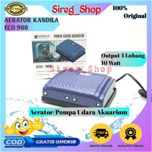 KANDILA ECO 900 Aerator Output 4 Lubang Pompa Udara Air Pump Akuarium Aquascape Kolam Ikan