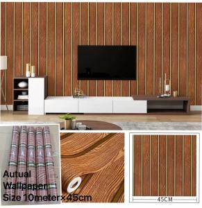 PVC Wallpaper Size：45cm*10m Water proof，no toxic Self-adhesive， no need tools High quality polymeric PVC Film like sticker Good coverage，easy to attach，easy to tear and cleaning Plywood，Concretes，Furniture，Appliances，